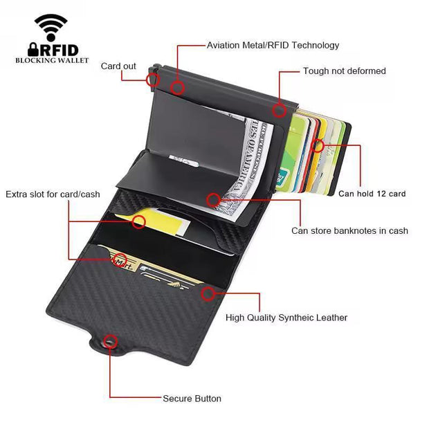 Men's Multicolor PU Leather Bi-Fold Wallet - 1 Pc Pocket Friendly & Stylish