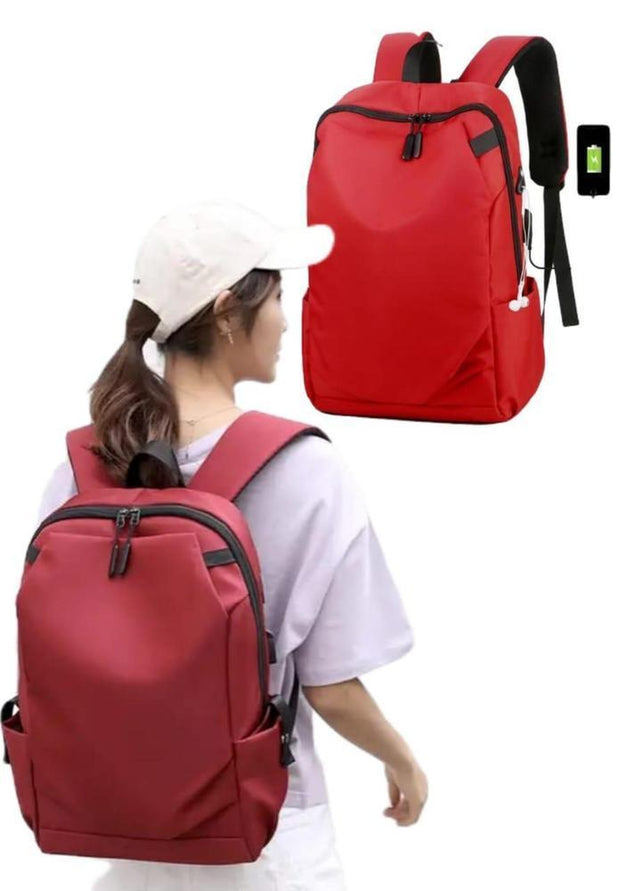 Multipurpose Red Laptop Bag - 1 Pc of Stylish Parachute Material